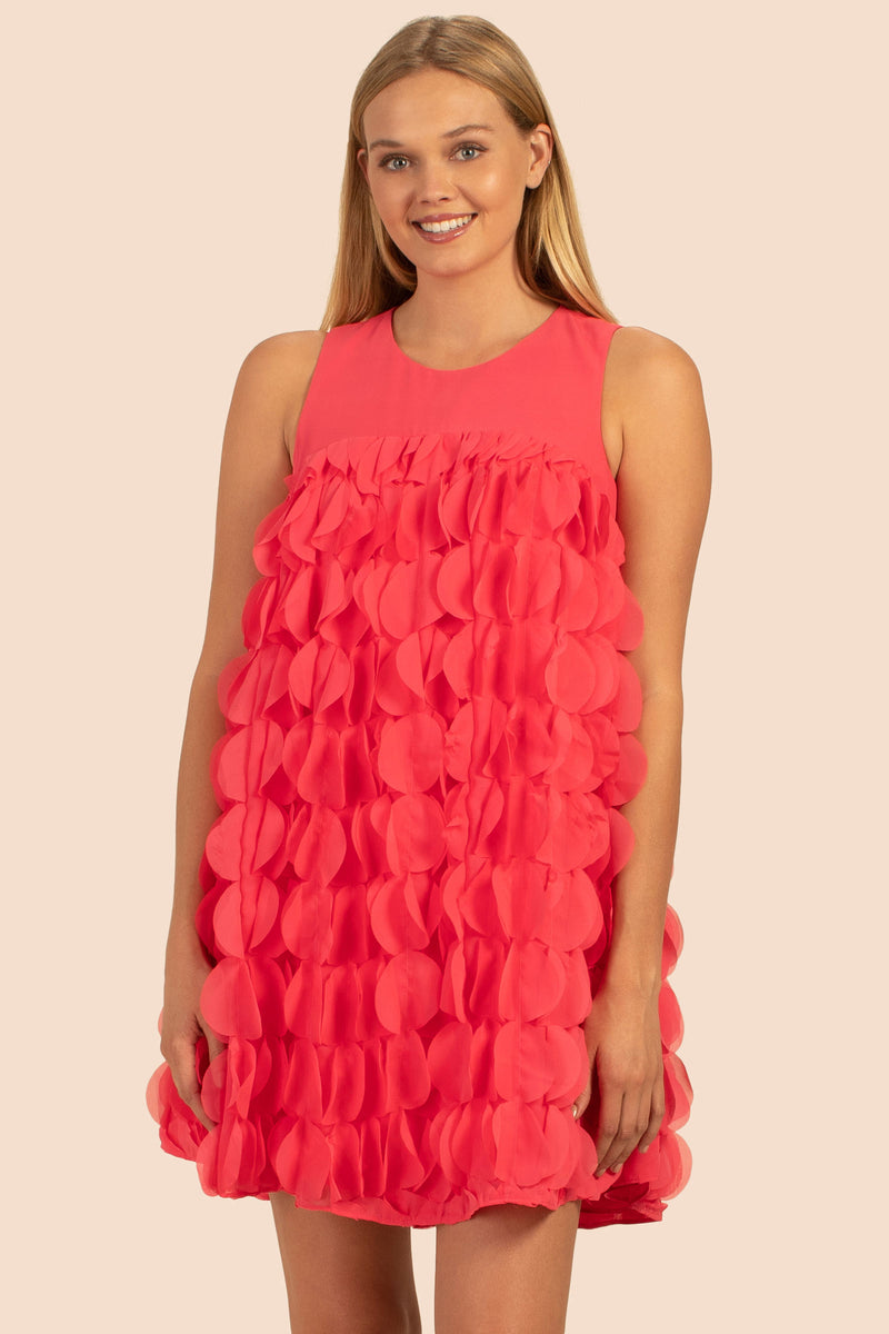 DIANA DRESS in WATERMELON RED additional image 4