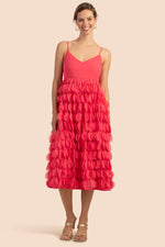 CAROLINA DRESS in WATERMELON RED additional image 3