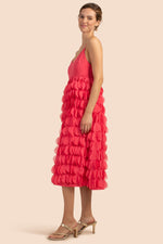 CAROLINA DRESS in WATERMELON RED additional image 5