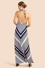 RIANNA DRESS in INK/WHITEWASH additional image 1