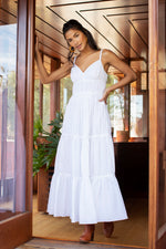 GEMMA DRESS in WHITE