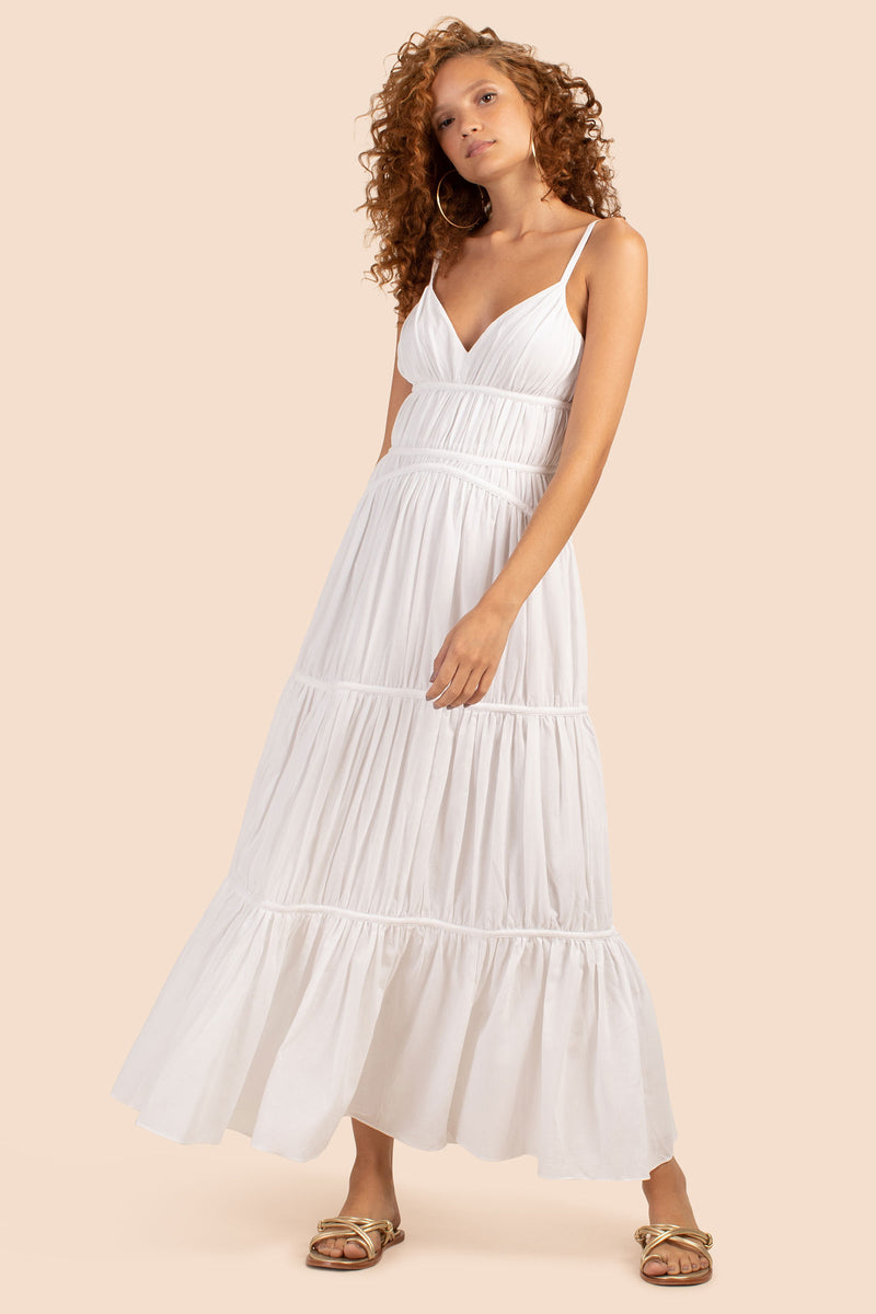 GEMMA DRESS in WHITE