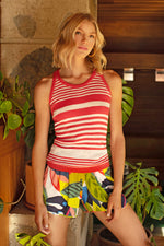 STAR TANK TOP in CHERRY TOMATO additional image 7