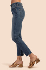 AG VINTAGE WASH ALEXXIS SLIM-STRAIGHT ANKLE JEAN in INDIGO additional image 2