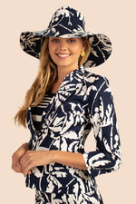 COCONUT TREES SHADE HAT in INK PURPLE additional image 3