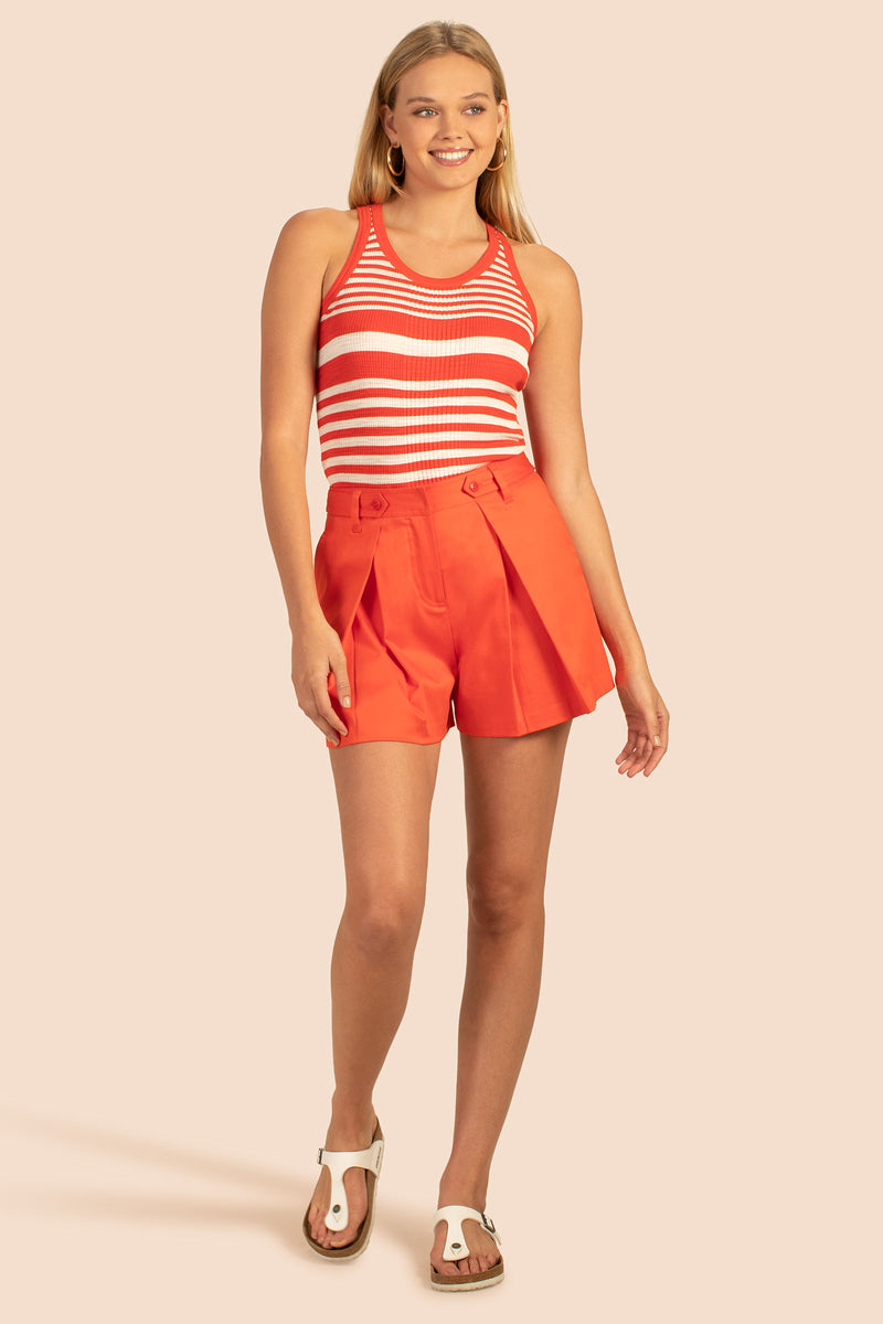 STAR TANK TOP in CHERRY TOMATO additional image 6