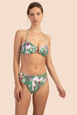 CACTI MOLDED BANDEAU TOP in MULTI