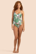 CACTI V-NECK TANKINI in MULTI additional image 3