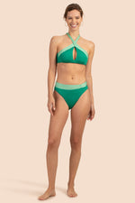 OLYMPIA RIB HIGH WAIST BOTTOM in VIRIDIS additional image 3