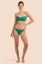 OLYMPIA RIB TWIST BANDEAU in VIRIDIS additional image 3