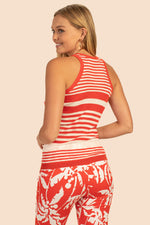 STAR TANK TOP in CHERRY TOMATO additional image 5