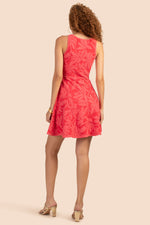VENECIA KNIT DRESS in WATERMELON RED additional image 1