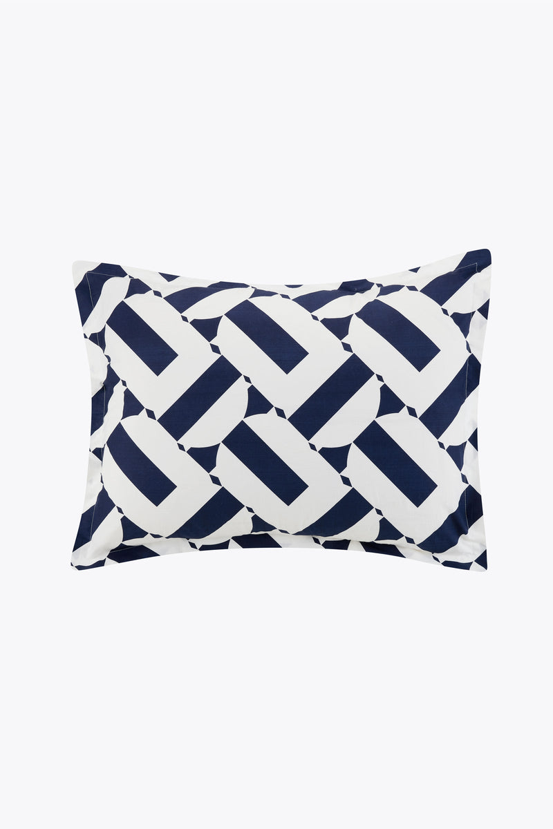 GEO KING DUVET 3-PIECE SET in NAVY additional image 6