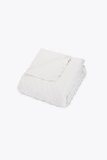 DREAM WEAVER FULL/QUEEN COVERLET 3-PIECE SET in WHITE additional image 4