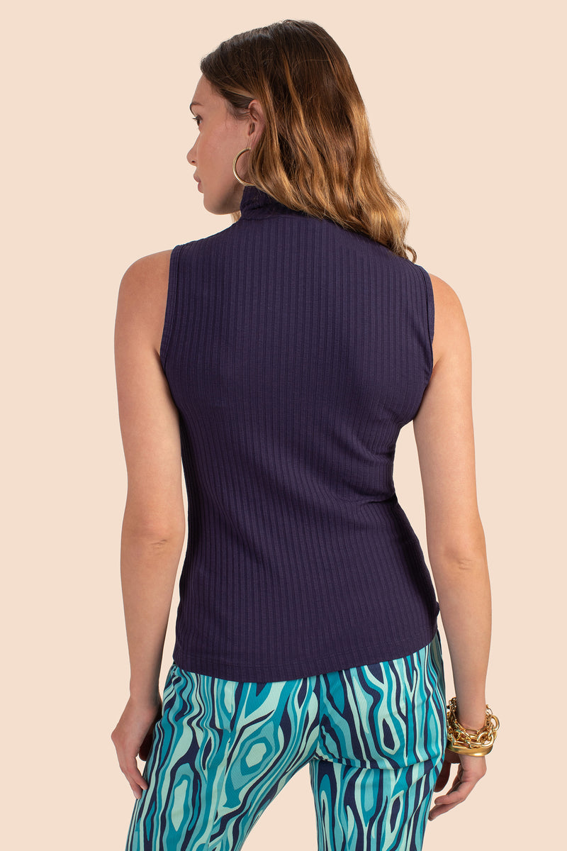 ONASSIS TOP in INDIGO additional image 4