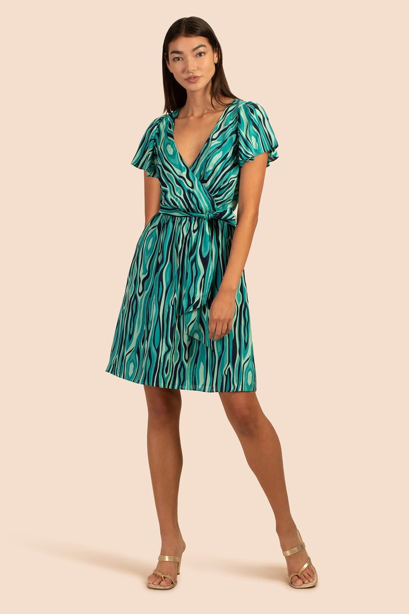 Trina turk wrap dress cheap