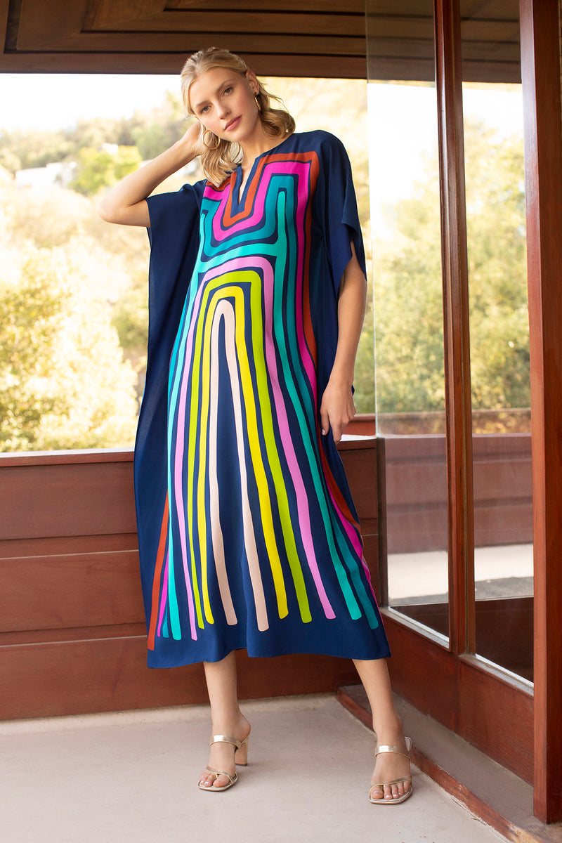 THEODORA MAXI DRESS in MULTI