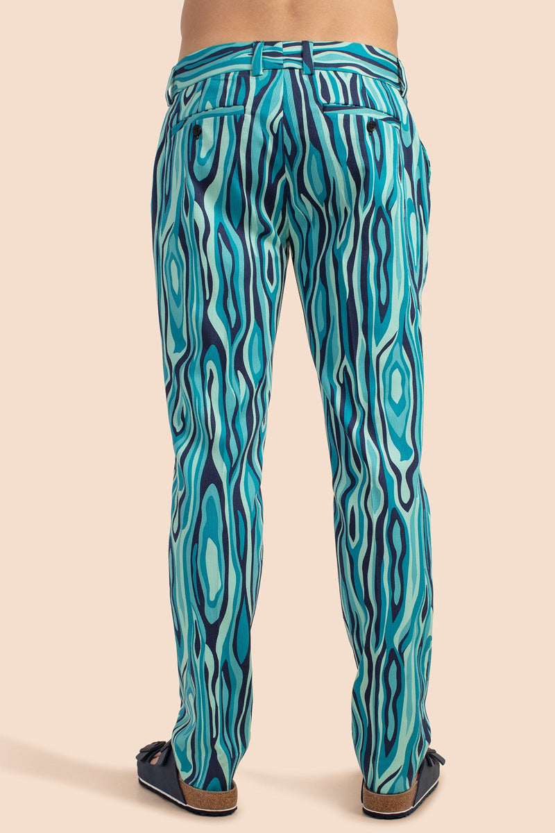 CLYDE SLIM TROUSER in CERAMIC MULTI additional image 2