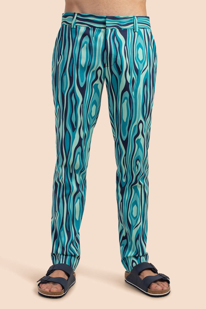 CLYDE SLIM TROUSER in CERAMIC MULTI additional image 1