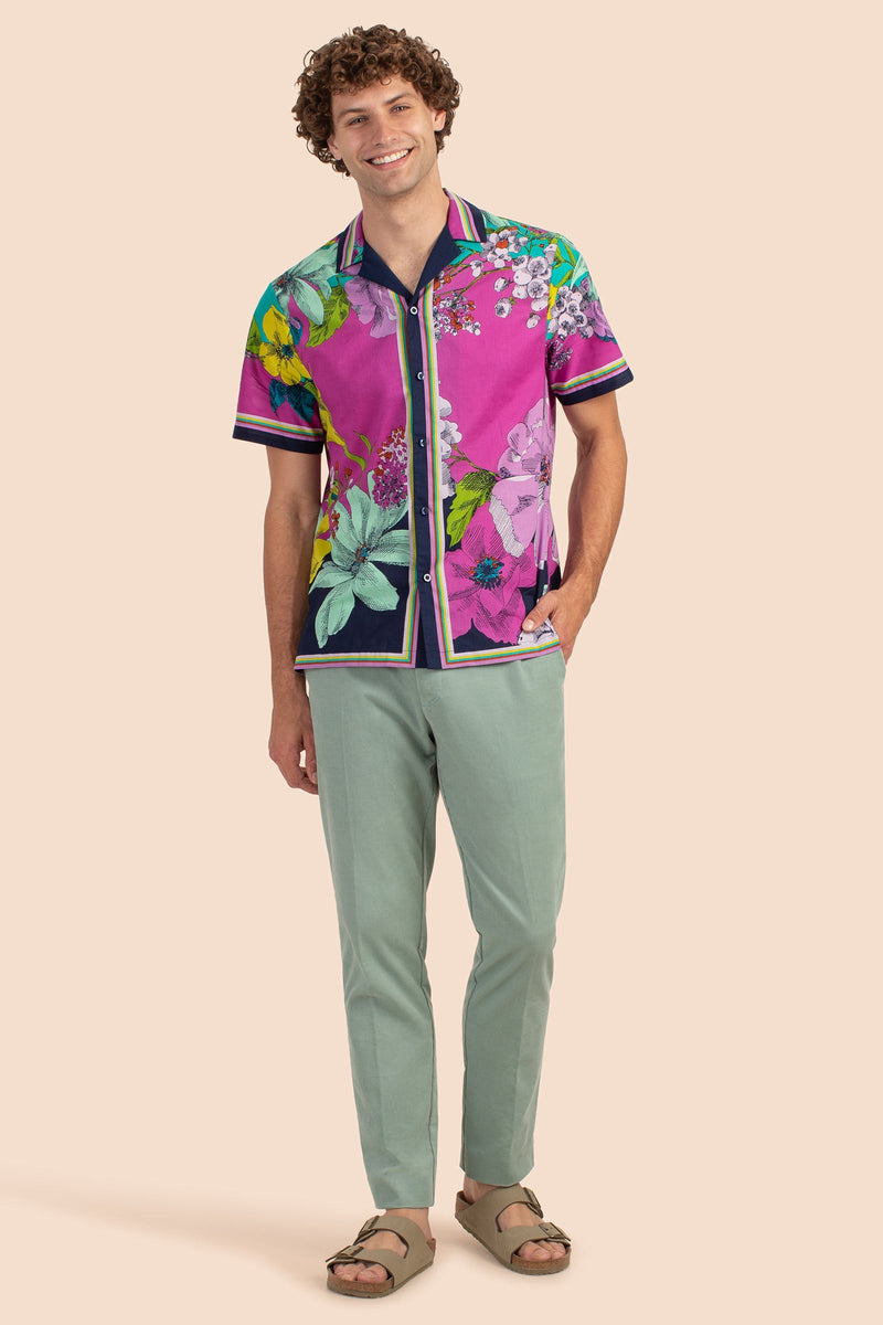 NATE SLIM TROUSER in SEAFOAM GREEN additional image 3