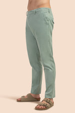 NATE SLIM TROUSER in SEAFOAM GREEN additional image 2