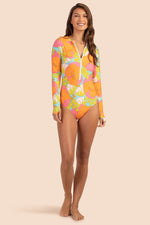 PLAYA DE FLOR ZIP PADDLESUIT in MULTI additional image 2
