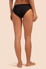 MONACO SOLIDS TAB-SIDE SWIM BOTTOM in BLACK additional image 4