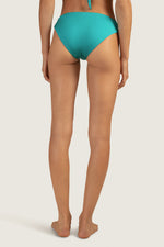 MONACO SOLIDS TAB-SIDE SWIM BOTTOM in CERAMIC BLUE additional image 1