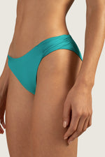 MONACO SOLIDS TAB-SIDE SWIM BOTTOM in CERAMIC BLUE additional image 2