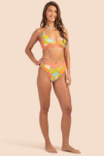 PLAYA DE FLOR HIGH WAIST SWIM BOTTOM in MULTI additional image 3