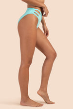 MONACO SOLIDS HIGH WAIST SWIM BOTTOM in SKY additional image 5