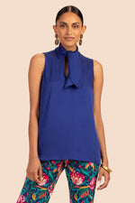 MAYRA TOP in BENGAL BLUE additional image 3