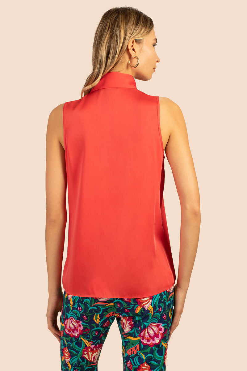 MAYRA TOP in PAPRIKA ORANGE additional image 1