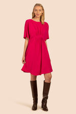 LINDIE DRESS in PINK PEPPERCORN