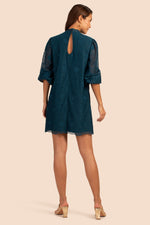 PALM COLONY DRESS in OCEAN BLUE additional image 1