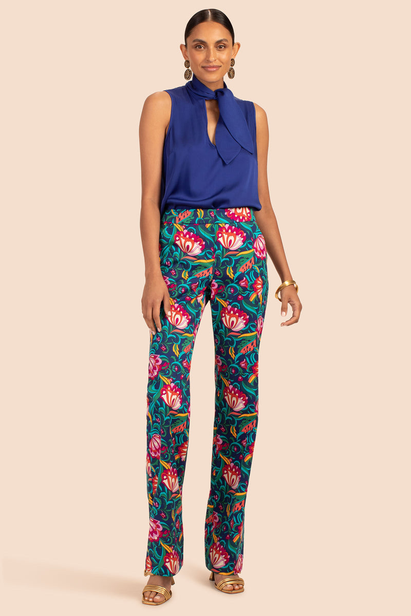 DANNO PANT in BENGAL BLUE MULTI additional image 4