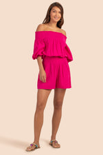 COMFORT ROMPER in PINK PEPPERCORN additional image 2