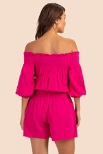 COMFORT ROMPER in PINK PEPPERCORN additional image 1