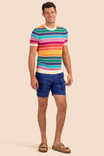 CARLOS SHORT SLEEVE PULLOVER in MULTI additional image 3