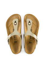 WOMEN'S GIZEH METALLIC GOLD BIRKO-FLOR SANDAL in GOLD additional image 1