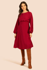 VANITA DRESS in SUMAC