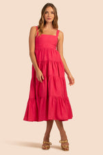 KAMILA MAXI DRESS in DRAGONFRUIT