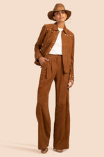 DARU PANT in COGNAC BROWN additional image 5