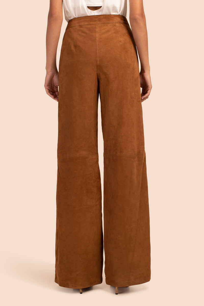 DARU PANT in COGNAC BROWN additional image 2