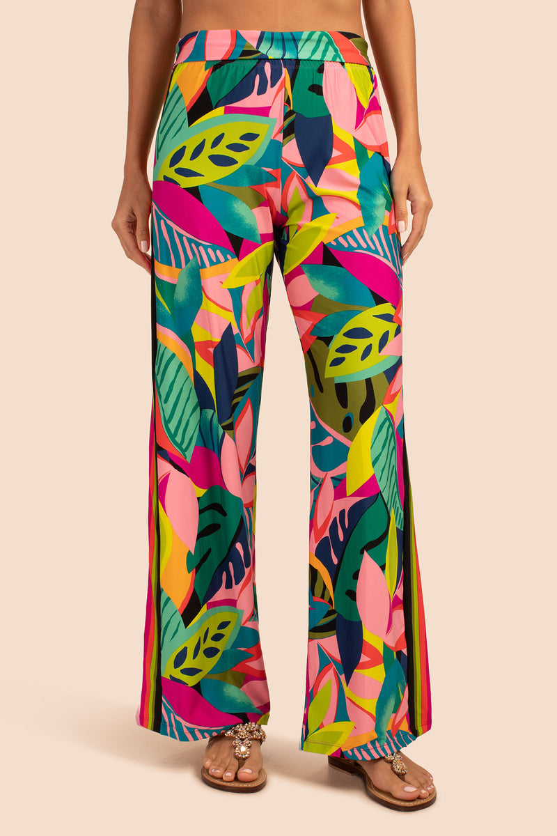RAINFOREST SWIM COVER-UP PANT in MULTI