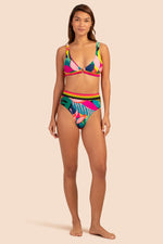 RAINFOREST HIGH WAIST SWIM BOTTOM in MULTI additional image 2