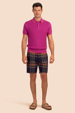 ALVAREZ SHORT SLEEVE POLO in PINK additional image 5