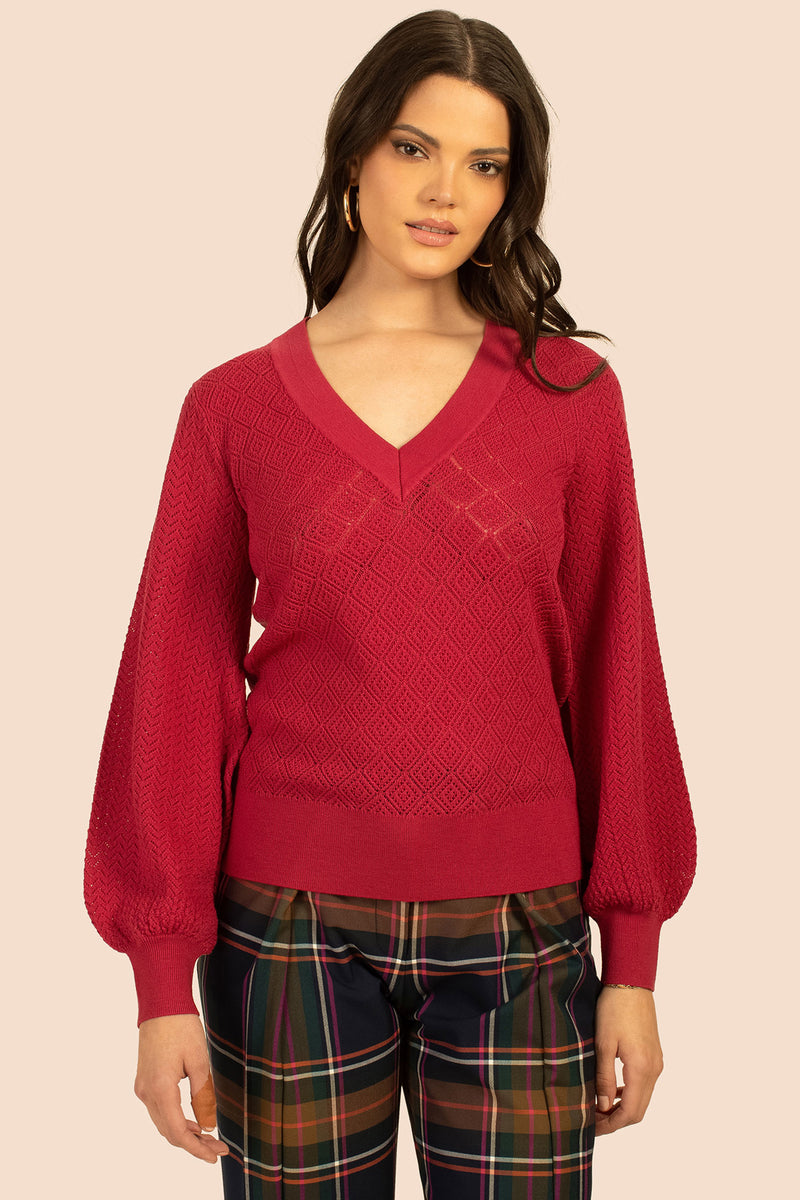 EVENING SUN SWEATER in SUMAC