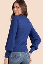 TOM COLLINS SWEATER in BENGAL BLUE additional image 4