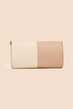MOROCCO TWO TONE CLUTCH in BLUSH PINK additional image 3